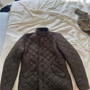 Barbour Quilted Jacket in Rich Brown